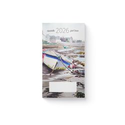 Agenda spirale publicitairefabriqué en France souple éco-poche couleur 95x165 mm