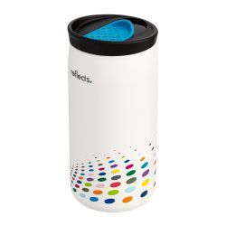 Mug publicitaire isotherme personnalisé 320 ml en acier recyclé fabriqué en Europe