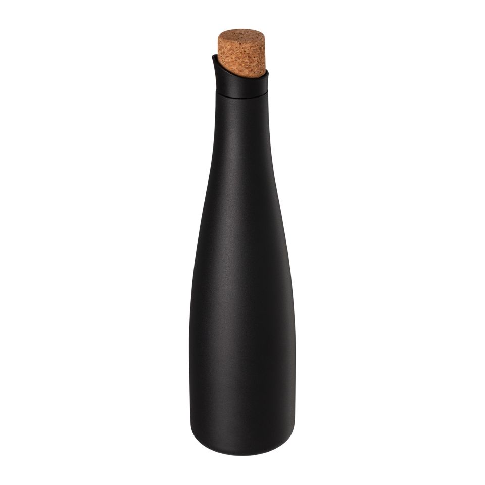 Carafe personnalisée en acier avec un bouchon en liège 1000 ml