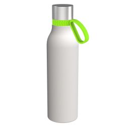 Gourde personnalisée en acier inoxydable recyclé 820 ml anneau silicone Gourde personnalisée en acier inoxydable recyclé 820 ml anneau silicone