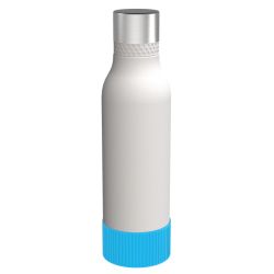 Gourde personnalisée en acier inoxydable recyclé 820 ml anneau silicone Gourde personnalisée en acier inoxydable recyclé 820 ml anneau silicone