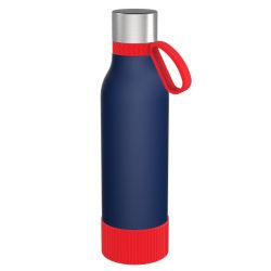 Gourde personnalisée en acier inoxydable recyclé 820 ml anneau silicone Gourde personnalisée en acier inoxydable recyclé 820 ml anneau silicone