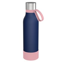 Gourde personnalisée en acier inoxydable recyclé 820 ml anneau silicone Gourde personnalisée en acier inoxydable recyclé 820 ml anneau silicone