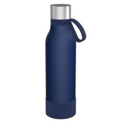 Gourde personnalisée en acier inoxydable recyclé 820 ml anneau silicone Gourde personnalisée en acier inoxydable recyclé 820 ml anneau silicone