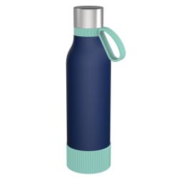 Gourde personnalisée en acier inoxydable recyclé 820 ml anneau silicone Gourde personnalisée en acier inoxydable recyclé 820 ml anneau silicone