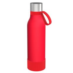 Gourde personnalisée en acier inoxydable recyclé 820 ml anneau silicone Gourde personnalisée en acier inoxydable recyclé 820 ml anneau silicone