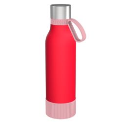 Gourde personnalisée en acier inoxydable recyclé 820 ml anneau silicone Gourde personnalisée en acier inoxydable recyclé 820 ml anneau silicone