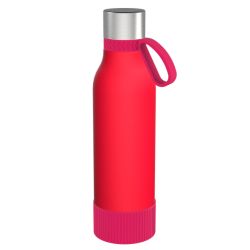 Gourde personnalisée en acier inoxydable recyclé 820 ml anneau silicone Gourde personnalisée en acier inoxydable recyclé 820 ml anneau silicone