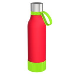 Gourde personnalisée en acier inoxydable recyclé 820 ml anneau silicone Gourde personnalisée en acier inoxydable recyclé 820 ml anneau silicone