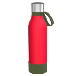 Gourde personnalisée en acier inoxydable recyclé 820 ml anneau silicone Gourde personnalisée en acier inoxydable recyclé 820 ml anneau silicone