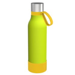 Gourde personnalisée en acier inoxydable recyclé 820 ml anneau silicone Gourde personnalisée en acier inoxydable recyclé 820 ml anneau silicone
