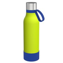 Gourde personnalisée en acier inoxydable recyclé 820 ml anneau silicone Gourde personnalisée en acier inoxydable recyclé 820 ml anneau silicone