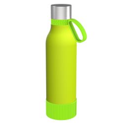 Gourde personnalisée en acier inoxydable recyclé 820 ml anneau silicone Gourde personnalisée en acier inoxydable recyclé 820 ml anneau silicone