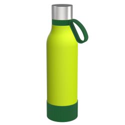 Gourde personnalisée en acier inoxydable recyclé 820 ml anneau silicone Gourde personnalisée en acier inoxydable recyclé 820 ml anneau silicone