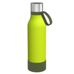 Gourde personnalisée en acier inoxydable recyclé 820 ml anneau silicone Gourde personnalisée en acier inoxydable recyclé 820 ml anneau silicone
