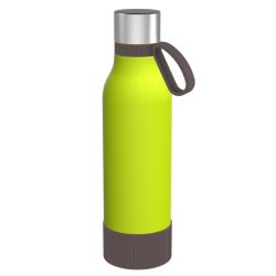 Gourde personnalisée en acier inoxydable recyclé 820 ml anneau silicone Gourde personnalisée en acier inoxydable recyclé 820 ml anneau silicone