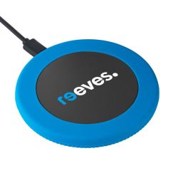 Chargeur publicitaire sans fil 15 Watt avec anneau en silicone