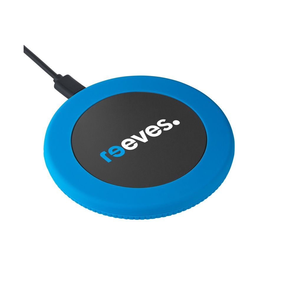Chargeur publicitaire sans fil 15 Watt avec anneau en silicone
