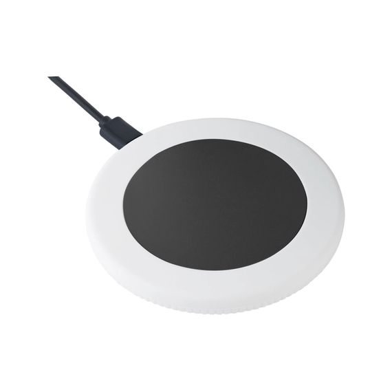 Chargeur publicitaire sans fil 15 Watt avec anneau en silicone