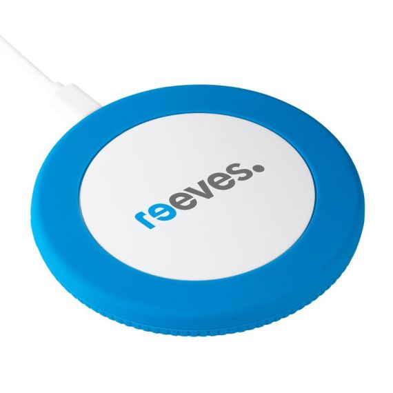 Chargeur publicitaire sans fil 15 Watt avec anneau en silicone Chargeur publicitaire sans fil 15 Watt avec anneau en silicone