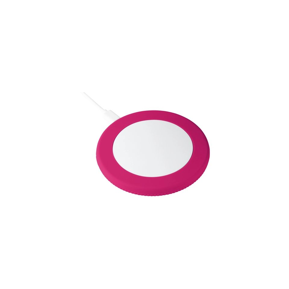 Chargeur publicitaire sans fil 15 Watt avec anneau en silicone