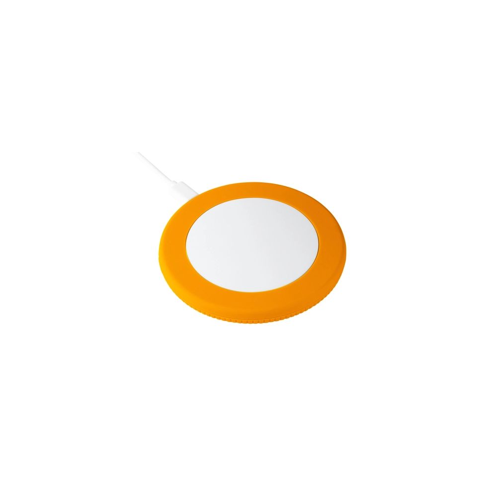 Chargeur publicitaire sans fil 15 Watt avec anneau en silicone