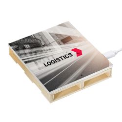 Chargeur publicitaire Chargeur sans fil au design palette 15 watt