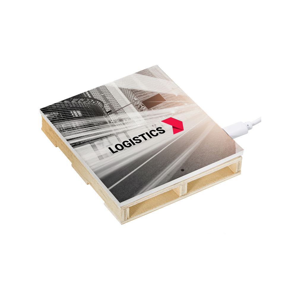 Chargeur publicitaire Chargeur sans fil au design palette 15 watt