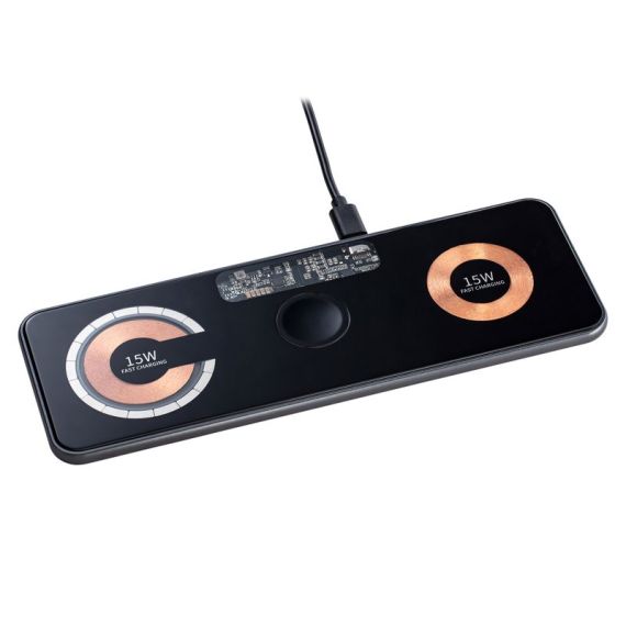 Chargeur sans fil personnalisé rapide 15 Watt 3 en 1 Chargeur sans fil personnalisé rapide 15 Watt 3 en 1