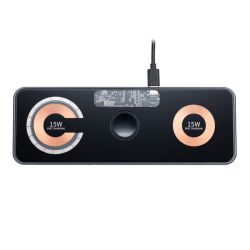 Chargeur sans fil personnalisé rapide 15 Watt 3 en 1 Chargeur sans fil personnalisé rapide 15 Watt 3 en 1