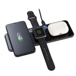 Chargeur sans fil personnalisé rapide 15 Watt 3 en 1 Chargeur sans fil personnalisé rapide 15 Watt 3 en 1