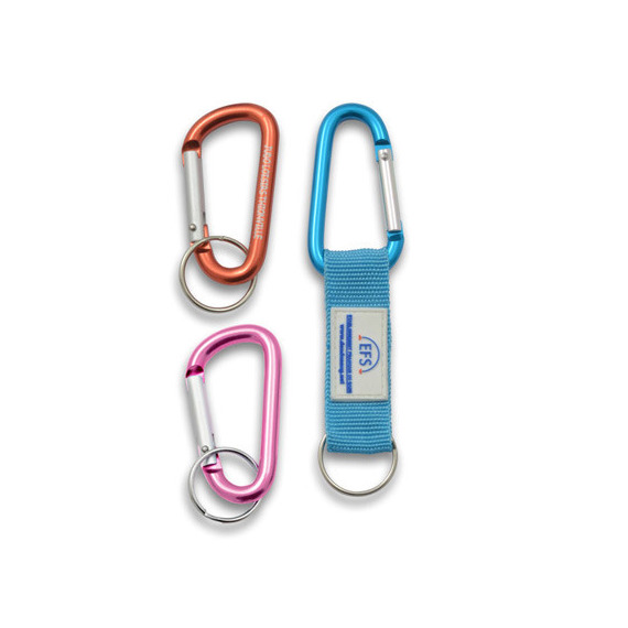 Porte-clés Carabiner publicitaire