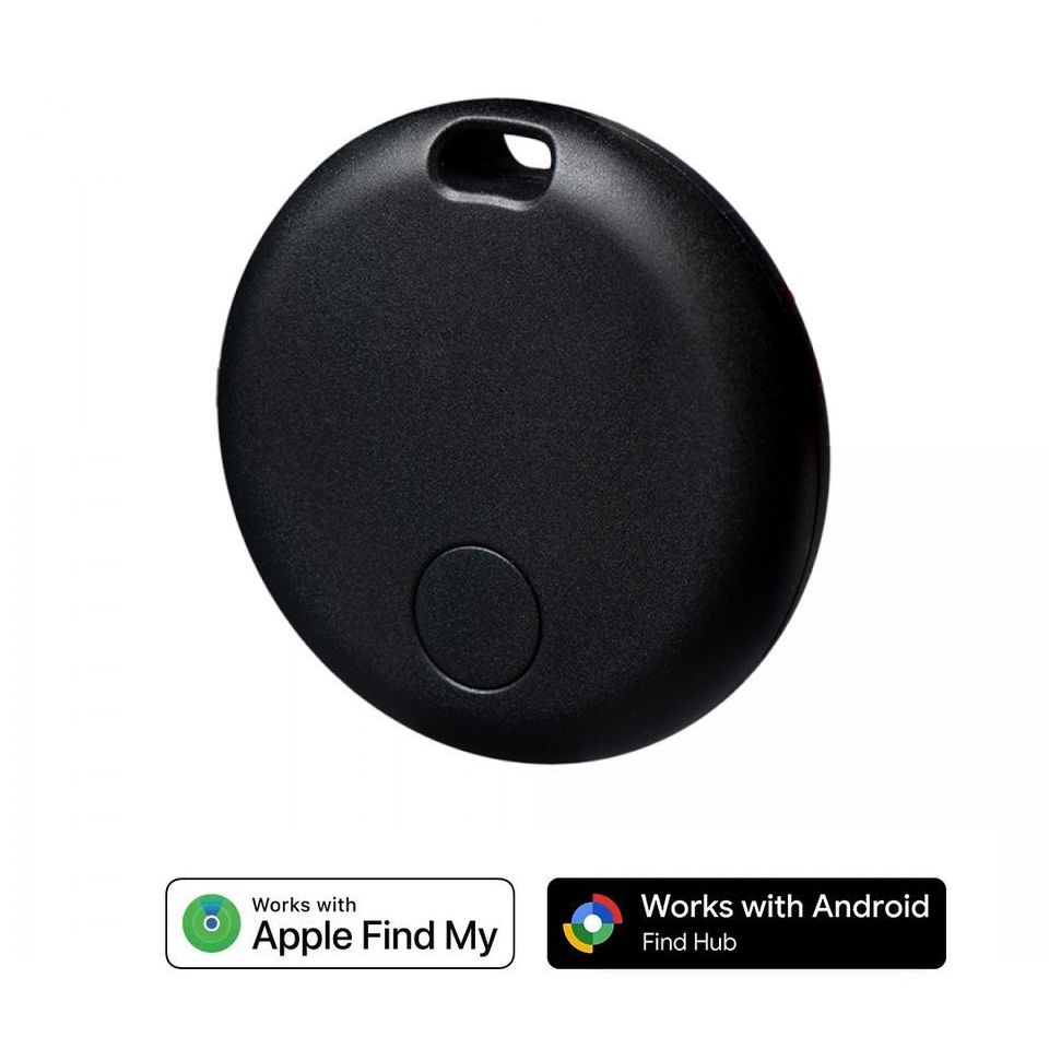 Tracker air tag rond publicitaire personnalisé compatible Apple et Android 