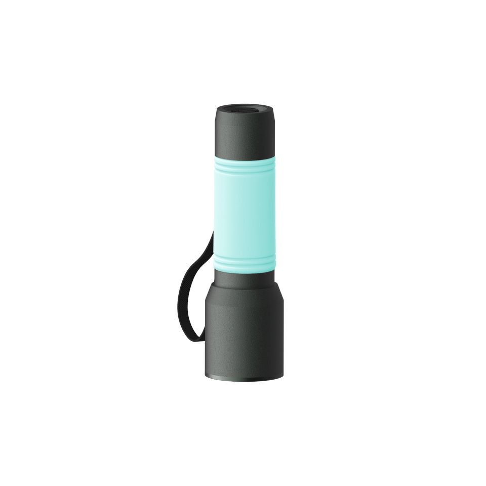 Lampe de poche personnalisée en aluminium rechargeable manchon en silicone
