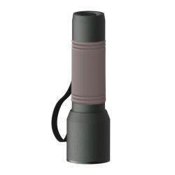 Lampe de poche personnalisée en aluminium rechargeable manchon en silicone Lampe de poche personnalisée en aluminium rechargeable manchon en silicone