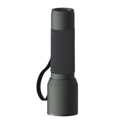 Lampe de poche personnalisée en aluminium rechargeable manchon en silicone Lampe de poche personnalisée en aluminium rechargeable manchon en silicone