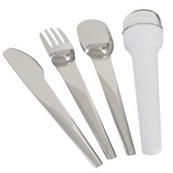 Set de couverts personnalisé en acier inoxydables 