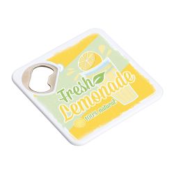 Dessous de verre avec ouvre bouteille personnalisé