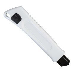 Cutter publicitaire avec lame 18 mm en acier carbone Cutter publicitaire avec lame 18 mm en acier carbone