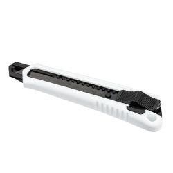 Cutter publicitaire avec lame 18 mm en acier carbone Cutter publicitaire avec lame 18 mm en acier carbone