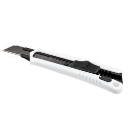 Cutter publicitaire avec lame 18 mm en acier carbone Cutter publicitaire avec lame 18 mm en acier carbone