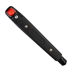 Cutter publicitaire avec lame 9 mm en acier carbone Cutter publicitaire avec lame 9 mm en acier carbone