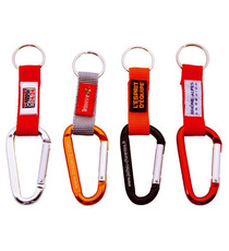 Porte-clés Carabiner publicitaire