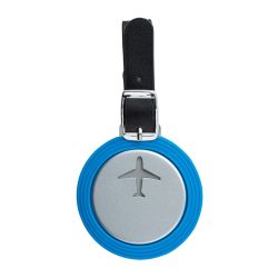 Étiquette à bagage publicitaire en aluminium et silicone personnalisable Étiquette à bagage publicitaire en aluminium et silicone personnalisable