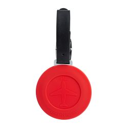 Étiquette à bagage publicitaire en aluminium et silicone personnalisable Étiquette à bagage publicitaire en aluminium et silicone personnalisable