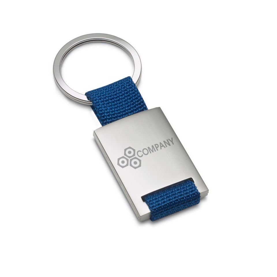 Porte-clefs personnalisé en métal et nylon