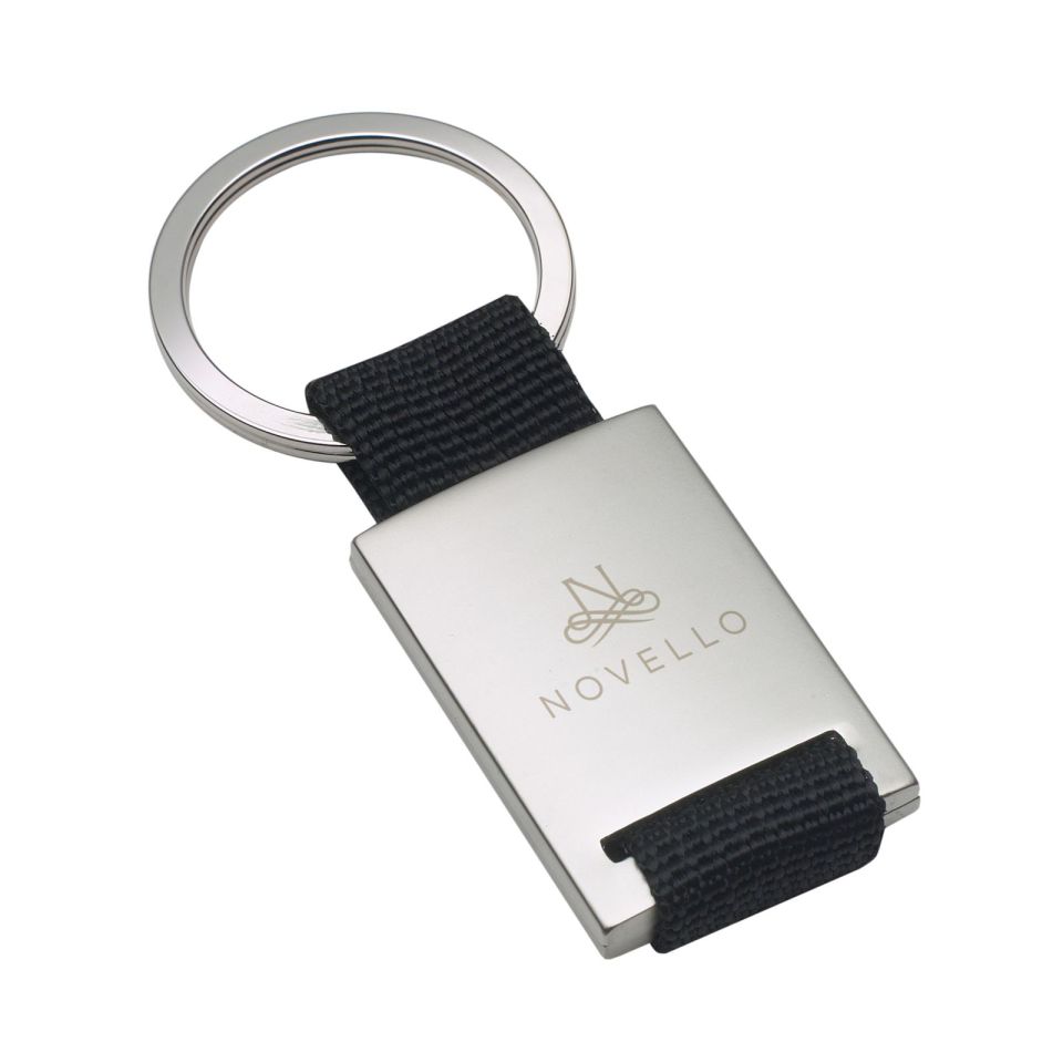 Porte-clefs personnalisé en métal et nylon