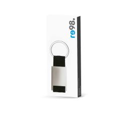 Porte-clefs personnalisé en métal et nylon Porte-clefs personnalisé en métal et nylon