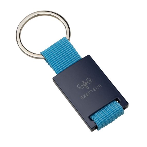 Porte-clefs personnalisé en métal et nylon Porte-clefs personnalisé en métal et nylon