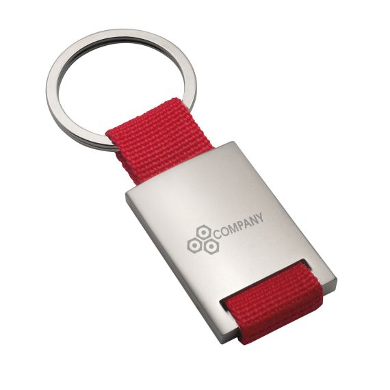 Porte-clefs personnalisé en métal et nylon Porte-clefs personnalisé en métal et nylon